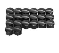 écrous de roue Compatible Avec Skoda Pour Rapid Pour O&ctavia Pour Fabia Cache-écrous Roue Cache-vis De Moyeu(19mm Black)