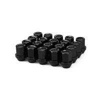 Écrous de roue de course forgés en aluminium M12 x 1,5, 19 mm, 20 pièces, longueur 32 mm, for modification de voiture(Black)