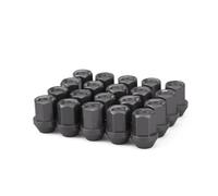 Écrous de roue de course forgés en aluminium M12 x 1,5, 19 mm, 20 pièces, longueur 32 mm, for modification de voiture(Gun black)