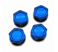 Écrous de roue en aluminium 17 mm bleu pour Losi 1/6 Super Baja Rey LOS252078