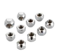 Écrous de Roue, Goujons, 10 pièces, Hauteur 16 mm, écrous de Roue M12x1,25, M12x1,5, M14x1,5, 1/2"-20, écrous de Roue de remorque à tête Conique, écrous hexagonaux de 21 mm (M12x1,25) (1-2-20)