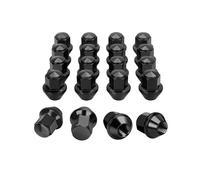 Écrous de roue M14 x 1,5 pour Ford Mustang Edge 2015-2023, 20 écrous de roue noirs de style OEM avec longueur de 3,8 cm et hexagonal de 13/16 po pour Ford Explorer 2020-2023 | Maverick 2022-2023, OEM