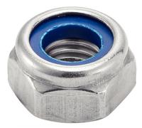 Écrous de sécurité hexagonaux - bague polyamide - inox A4 - diamètre 6 - 200 pièces ACTON