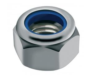 Écrous de sécurité hexagonaux - bague polyamide - inox A4 - diamètre 5 - 200 pièces ACTON