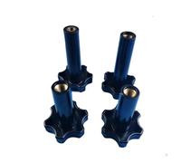 Écrous de serrage M10 à quatre pièces, vis de remplacement, compatibles avec les machines à crème glacée molle Vevor /YKF/BQL, vis en plastique noir M10, accessoires for machine à crème glacée molle,