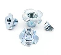 Écrous en acier épais M4 M5 M6 M8 M10 M12, écrous à griffes borgnes en T, longueur : 8-17 mm, 2/10/20 pièces(2pcs M10x16)