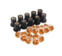 Écrous en Aluminium Kit De Boulons De Pare-Brise Moto pour GL 1200 L pour Édition Limitée SE-i GL-1200 L, Vis, Écrous, Fixations De Montage Fixations de Pare-Brise de Moto(Or)