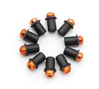 Écrous en Aluminium Kit De Vis Et Boulons De Fixation pour Pare-Brise De Moto pour Yamaha Tmax, Xmax, YZF T Max X Max Fixations de Pare-Brise de Moto(Orange)