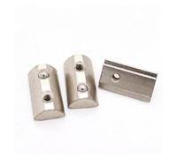 Écrous en T à ressort demi-ronds acier | M3, M4, M5, M6 100 pièces Scénario d'utilisation : Profilés en aluminium 2020(M6)