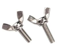 Écrous et boulons à oreilles en acier inoxydable | M3 6-50mm 10 pcs: Machines,Meubles,Électronique,Éclairage(50mm)