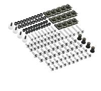 Écrous et boulons Kit De Vis De Carénage pour Moto pour YZF R1 R15 R25 R3 R6 R125 MT03 MT07 MT10, 177 Pièces, Boulons M5 M6, Vis Et Écrous Kit de Boulon Vis(Argent)