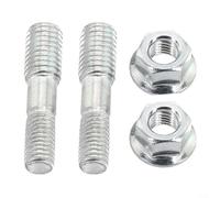 Écrous et Fer pour Guide de Scie à pour chaîne Écrous et Fer | Double tête, compatible 52/58, fixation solide, usage forestier, couleur argent