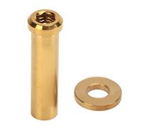 Écrous fixes à pince C pour vélo de route, 30mm, en alliage de titane, antirouille, Anti-oxydation, polissage fin, étriers de frein de vélo (Or)