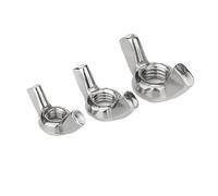 Écrous for oreilles for disque en acier inoxydable, écrous de transport manuels 10# 1/4 5/16 3/8 1/2(10-24(5PCS))