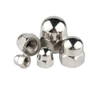 Écrous hexagonaux à tête bombée, 5/10/20 pièces, 7 tailles, for boulons décoratifs M3 M4 M5 M6 M8 M10 M12(20PCS M5)