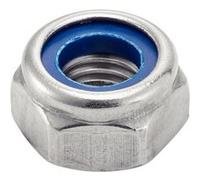 Écrous hexagonaux Acton frein indésserrable avec bague nylon inox A2 DIN 985 Noir G