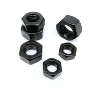 écrous hexagonaux, Assortiment d'écrous hexagonaux en acier inoxydable 304, M1.6-M12, plaqués noir(M2.5)