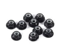 Écrous Hexagonaux Autobloquants 10 PCS CNC Écrou de Blocage en Nylon M2