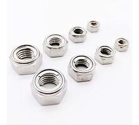Écrous hexagonaux autobloquants 304ss - M3-M16, tout métal, type à couple prédominant, options disponibles: 1/2/5 pièces(2pcs M10)