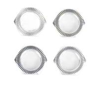 Écrous hexagonaux complets, écrous hexagonaux complets, écrous à bride, 4 pièces écrous de roue de voiture 1/8 RC, écrous de roue M12 en alliage d'aluminium de voiture 1/8 RC, clé de 17 mm(Silver)