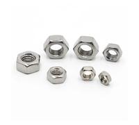 Écrous hexagonaux DIN934 M1 .2 .4 .6 M2 .5 M3 M4 M5 M6 M8 M10 M12 M14 M16 M18 M20 M22 M24 Acier inoxydable(M1 10pcs)