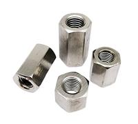 Écrous hexagonaux en Acier Inoxydable, 1/2/5 pièces, M5, M6, M8, M10, M12, A2-70 304, DIN6334, hexagone, Extension, Longue Tige, connecteur de couplage, Joint Tubulaire