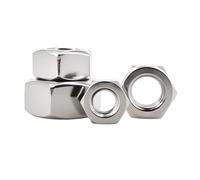 Écrous Hexagonaux En Acier Inoxydable 150, De Fixation Métalliques Filetés Métriques M1 M2 M3 M4 M5 M6 M8 M10 M12-M48, 304 Pièces(M30 (1Pcs))