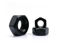 Écrous hexagonaux en acier inoxydable 304 A2-70, surface noire, 5 pièces/10 pièces/20 pièces/50 pièces, M1.6 M2 M2.5 M3 M3.5 M4 M5 M6 M8 M10 M12(5pcs M12)