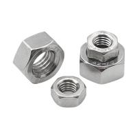 Écrous hexagonaux en acier inoxydable A2-70 304, 1 pièce, 2 pièces, 5 pièces, 10 pièces, 25 pièces, 50 pièces, 100 pièces(M8 x 10pcs)