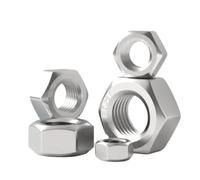 Écrous hexagonaux en acier inoxydable M1, M1.2-M8, 5/10/20/50 pièces(M5 x20pcs)
