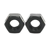 Écrous hexagonaux en Nylon noir et blanc, écrous isolants en plastique M2-M12 for imprimante 3D électronique(Black,M16 x 5pcs)