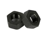 Écrous Hexagonaux En Plastique Et Nylon, 5 À 100 Pièces, M2 M3 M4 M5 M6 M8 M10 M12 M14 M16 M18 M20, Isolants Noirs Ou Blancs(Black,M2.5 (100pcs))
