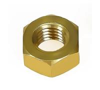 Écrous hexagonaux filetés métriques en laiton, 1 à 100 pièces, for boulons et vis M1.4 M1.6 M2 M2.5 M3 M4 M5 M6 M8 M10 M12 M14 M16 M20(M16 (1Pcs))