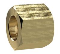 Écrous hexagonaux G 3/8, pour douilles LW 4, 6, 9, SW 19, laiton - Pression de travail max. 25 bars, tampon de fonctionnement. Charge maximale : 150°C