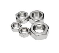 Écrous hexagonaux hexagonaux M1-M20 écrou hexagonal 304 acier inoxydable DIN934 métrique(M6 (20Pcs))
