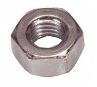 Écrous hexagonaux Hu 14 mm - acier zingué blanc - classe 8 - 50 pièces BRICOZOR
