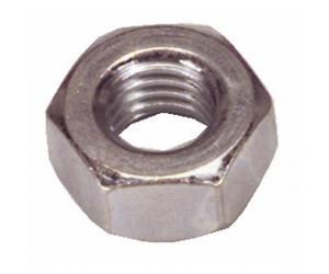 Écrous hexagonaux Hu 20 mm - acier zingué blanc - classe 8 - 25 pièces BRICOZOR