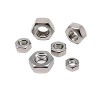 Écrous hexagonaux inversés opposés en acier inoxydable 304, filetage à gauche, 5 pièces/10 pièces/50 pièces(M6 10pcs)