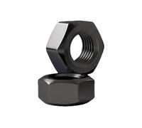 Écrous hexagonaux M1, 2, 4, 6, M2, 5, M3, M4, M5, M6, M8, M10, M12, M16, M18, M20, M24, acier inoxydable 304, noir(304 Black,M3.5 (50pcs))