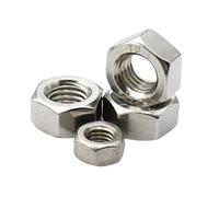 Écrous Hexagonaux M1 .2 .4 .6 M2 .5 M3 M4 M5 M6 M8 M10 M12 M16 M20 M24 304 Stainless Steel Hex Hexagon Nuts Assortment pour Boulons et Vis(M6 X 20pcs)