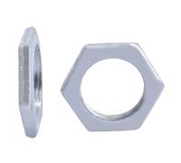 Écrous hexagonaux plats en fer galvanisé, 5/10/20/25/30/45 pièces, à dents fines, ultra-fins(M18x1x3(5pcs))