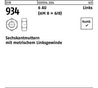 Écrous hexagonaux Reyher DIN 934 6 AU M 48 -LH 009343040480000 (5 pièces)
