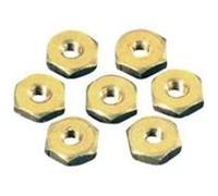 TOOLCRAFT 216364 Écrou hexagonal M2 DIN 934 laiton 20 pc(s)