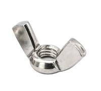Écrous papillon Écrous à oreilles en acier inoxydable zingué, serrer à la main, 3 à 20 pièces(304 stainless steel,M10 5pcs)