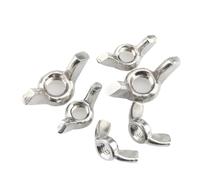 Écrous papillon en acier inoxydable, Écrous À Oreilles En Acier Inoxydable 304 M3 M4 M5 M6 M8 M10 M12 2-20 Pièces(M12-2pcs)