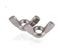 Écrous papillon en acier inoxydable M3 M4 M5 M6 M8 M10 DIN315 304 3 mm, 4 mm, 5 mm, 6 mm(M8)