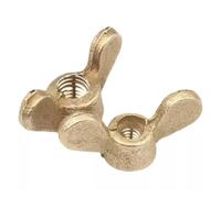 Écrous papillon en laiton M3 M4 M5 M6 M8 M10 M12 M14 M16 Écrou papillon en cuivre serré à la main(M10-1pcs)