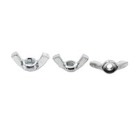 Écrous papillon for oreilles en acier inoxydable 304 DIN315 M3 M4 M5 M6 M8 M10 M12, écrous for serrage manuel en acier au carbone zingué(Zinc Plated Steel,M3 10pcs)