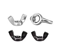 Écrous papillon M3 M4 M5 M6 M8 M10 M12 en acier au carbone, serrage manuel, acier inoxydable 304(304 Stainless Steel,M3 (30pcs))