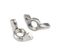 Écrous papillon M3 M4 M5 M6 M8 M10 M12 en acier inoxydable 304, serrage manuel, conforme à la norme DIN 315(M3 X 10pcs)